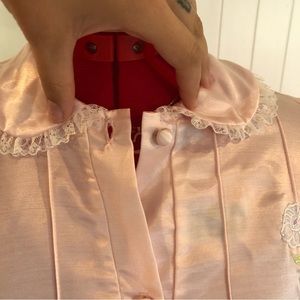 Old English Roses Pajama Set - Pink